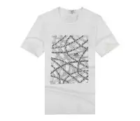 2013 t shirt hermes short sleeve chaud hommes paris coton blanc